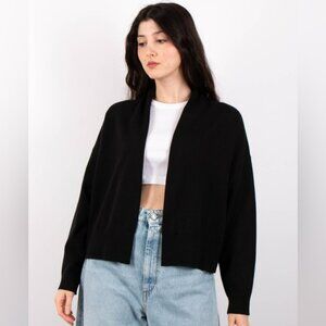 NWT Vince Drape Front Wool Cardigan